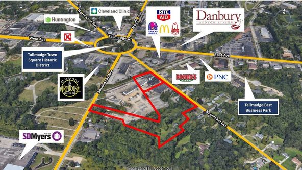 Land For Sale and Building for Lease: 50, 86, 94, 122 1/2 Southeast Ave & 117 South Ave, Tallmadge, OH 44278
